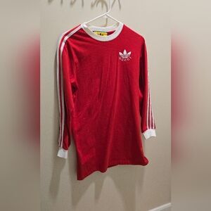 Gucci Red Shirt with White Collar